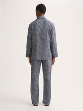 Men S Classic Fit Pajamas Cotton Batiste Night Sky Print