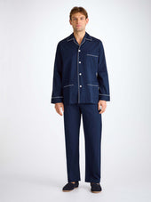 Men S Classic Fit Pajamas Royal 40 Cotton