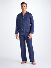 Men S Classic Fit Pajamas Woburn 8 Silk Satin