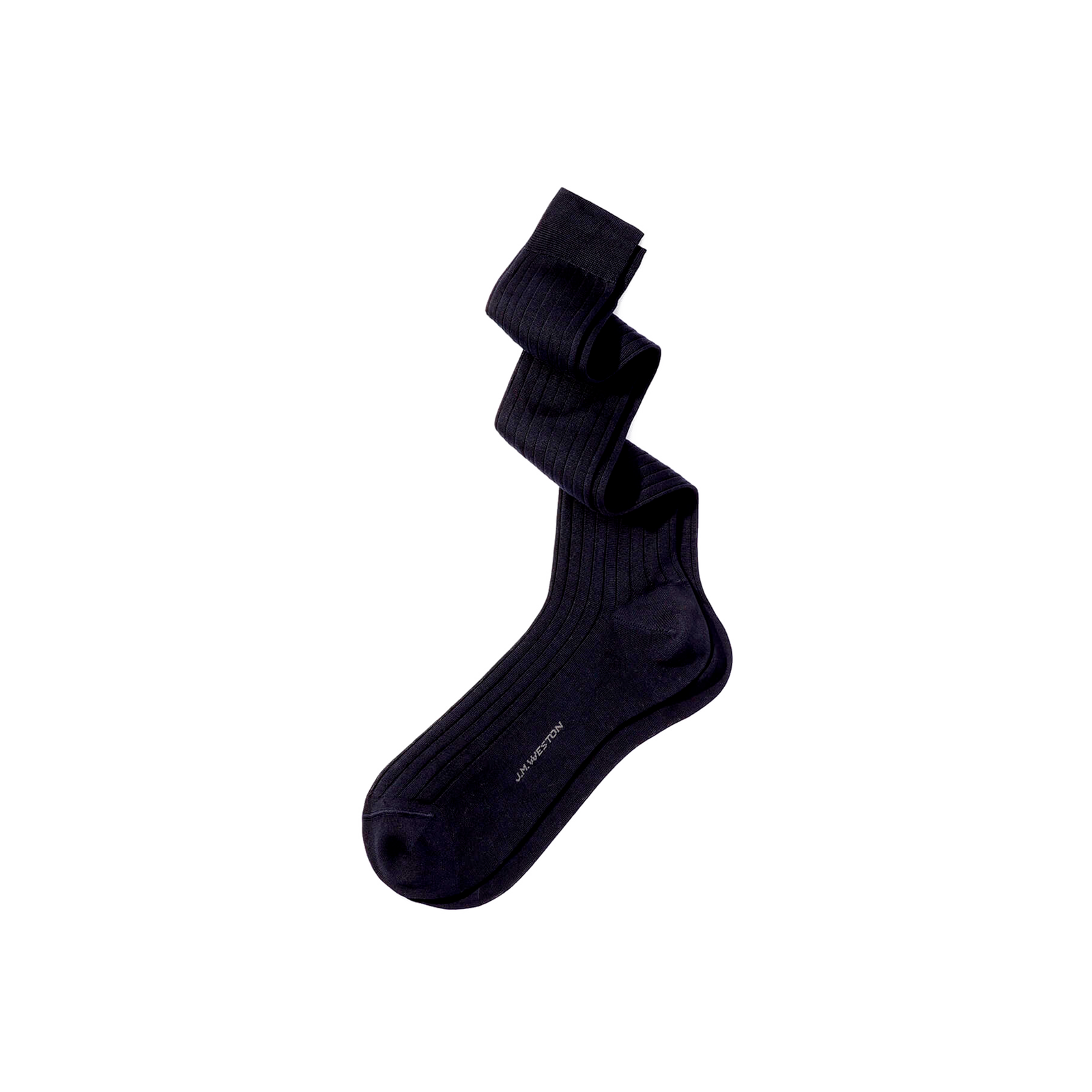 Scotland Lisle Thread Short Socks[Navy blue cotton]