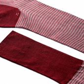 Ultra High Socks[Burgundy cotton]