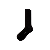 Scotland Lisle Thread Short Socks[Black cotton]