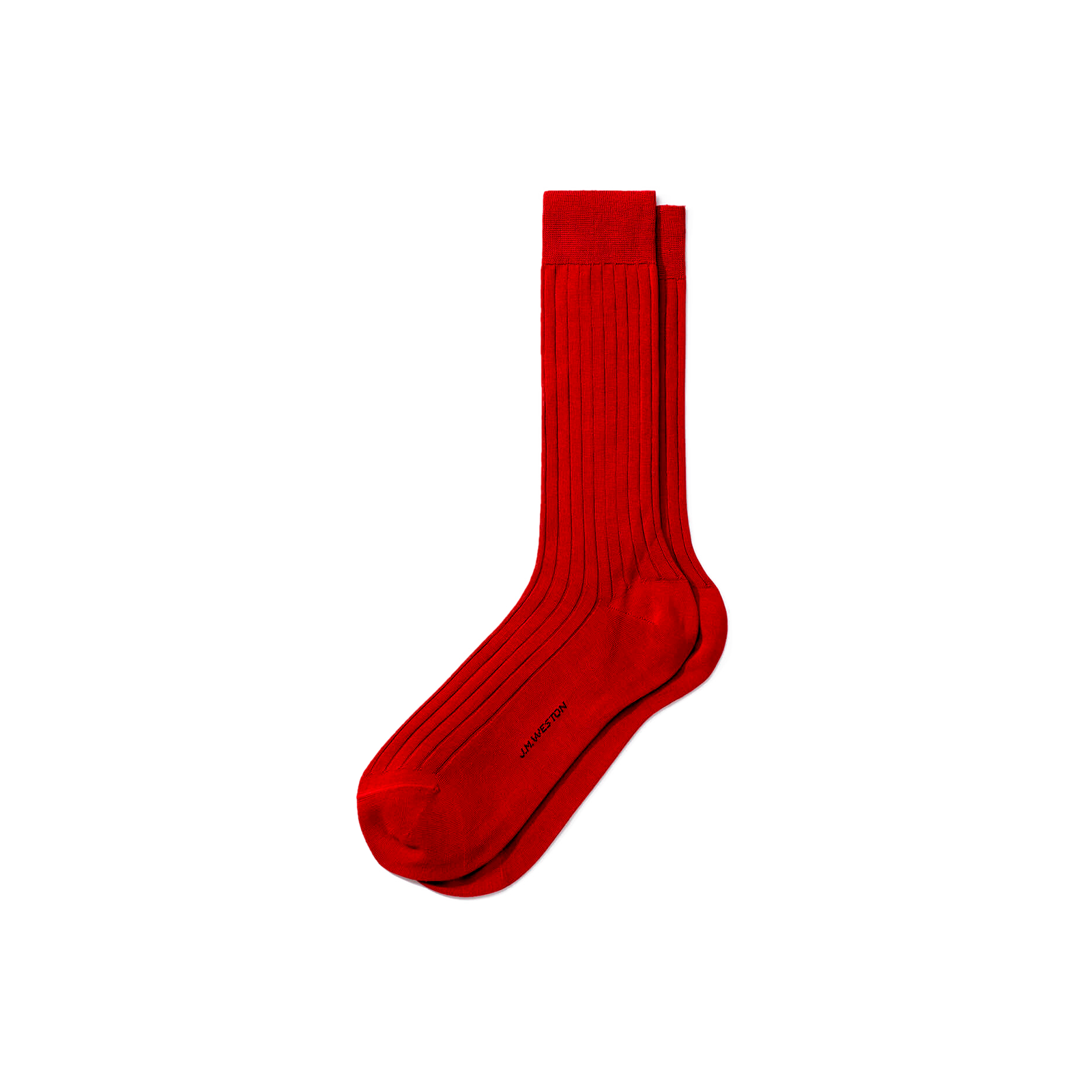 Scotland Lisle Thread Short Socks[Red cotton]