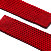 Scotland Lisle Thread Short Socks[Red cotton]