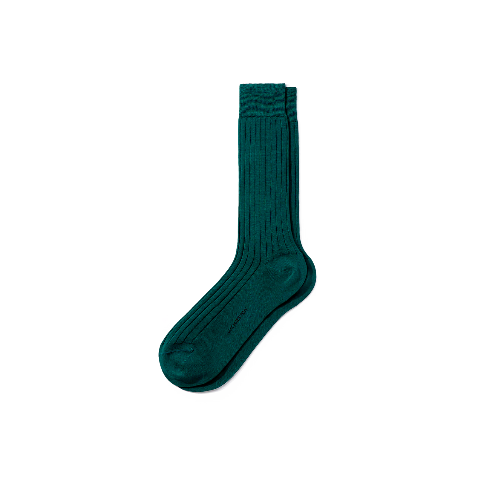 Scotland Lisle Thread Short Socks[Pine green cotton]