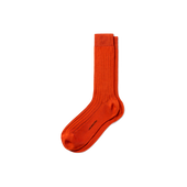 Scotland Lisle Thread Short Socks[Terra cotta cotton]