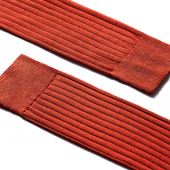 Scotland Lisle Thread Short Socks[Terra cotta cotton]