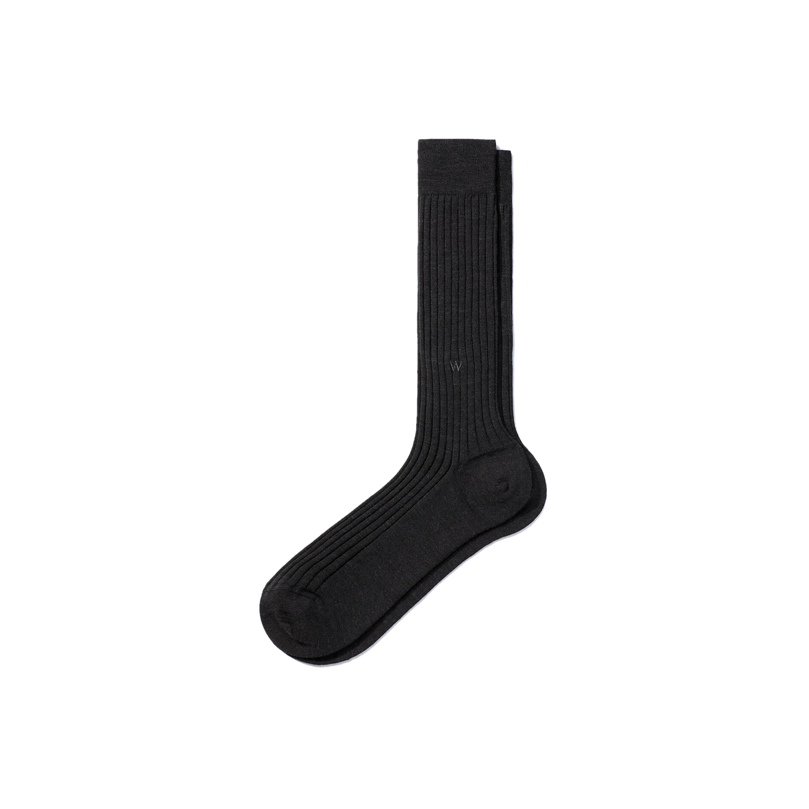 80% Wool Short Socks[Anthracite grey wool]