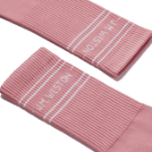 Short sport socks with stripes [Faded rose polyamid]