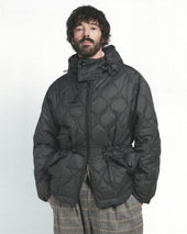 Quilted Royal Navy Parka Ripstop