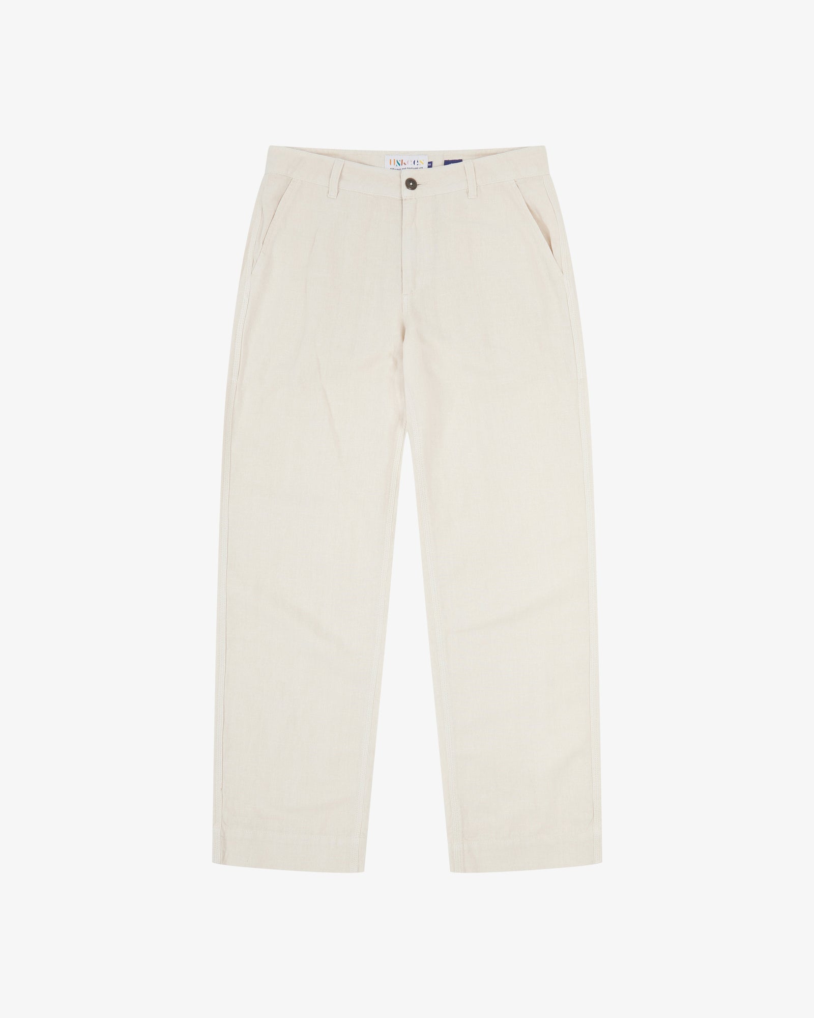 5021 Linen blend painter pants - marble