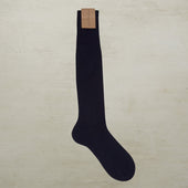 Long Plain Cotton Socks In