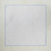 Linen And Cotton Pocket Square With Edge