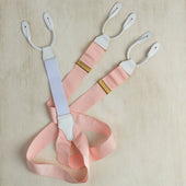 Handmade Silk Braces In Pink