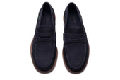 CORAUX/CUIR NATUREL-TAURILLON NUB NAVY