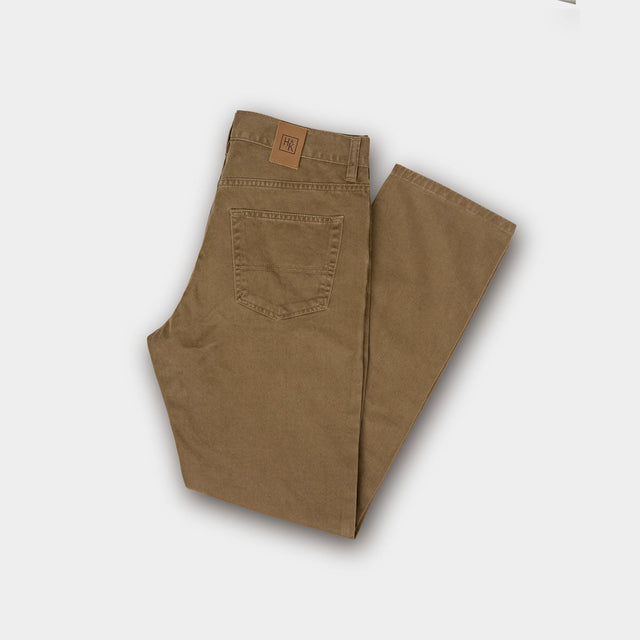 Camel Brown Cotton Jeans