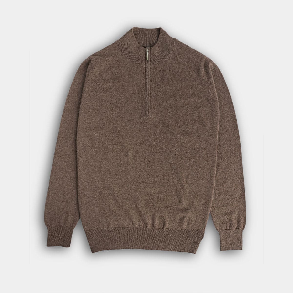 Wildebeest Zip Neck Cashmere Sweater