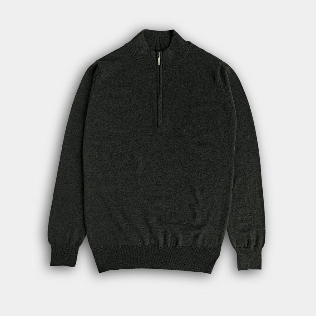 Zip Neck Cashmere Sweater