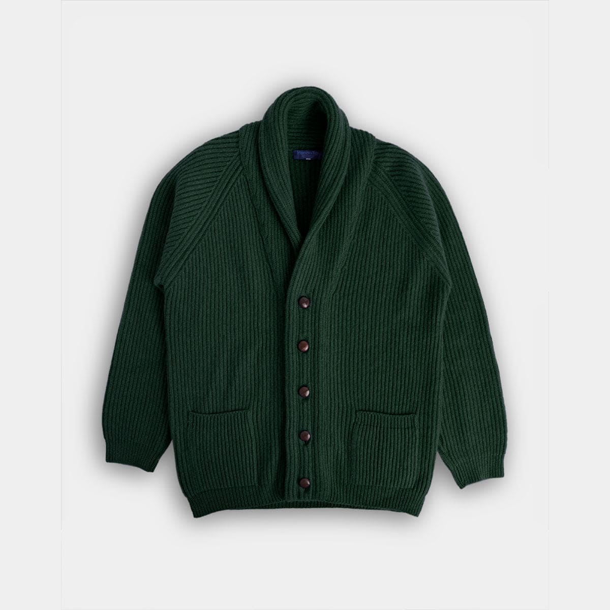 Camel Hair Shawl Collar Cardigan