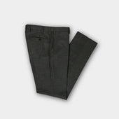Dark Grey Pure Wool Trousers