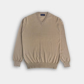 Stone V-Neck Cashmere Sweater