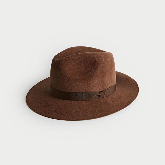 Brown Pioneer Fedora Hat