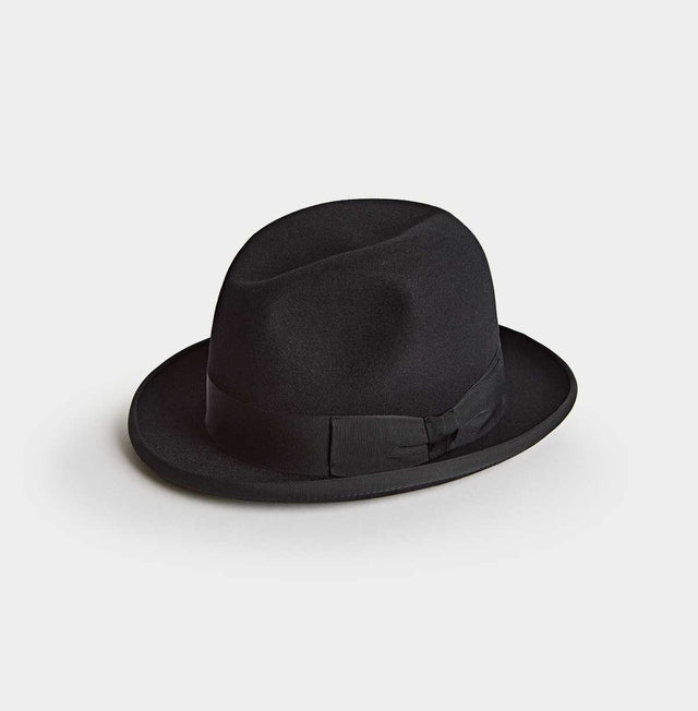 Black Soft Homburg