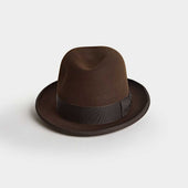 Dark Brown Soft Homburg