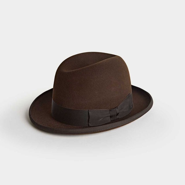 Dark Brown Soft Homburg
