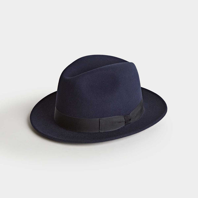 Marine Blue Burlington Trilby