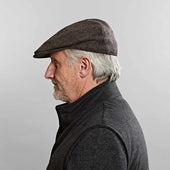 Twill Wool Flat Cap