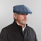 Pick Pick Donegal Tweed Wool Gatsby Cap