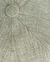 Light Plain Micro Herringbone Linen Toni Cap