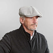 Grey Oxford Gatsby Cap