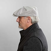 Grey Oxford Gatsby Cap