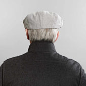 Grey Oxford Gatsby Cap