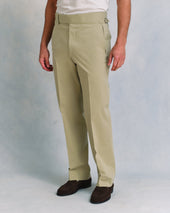 Sage Cotton Classic Trousers