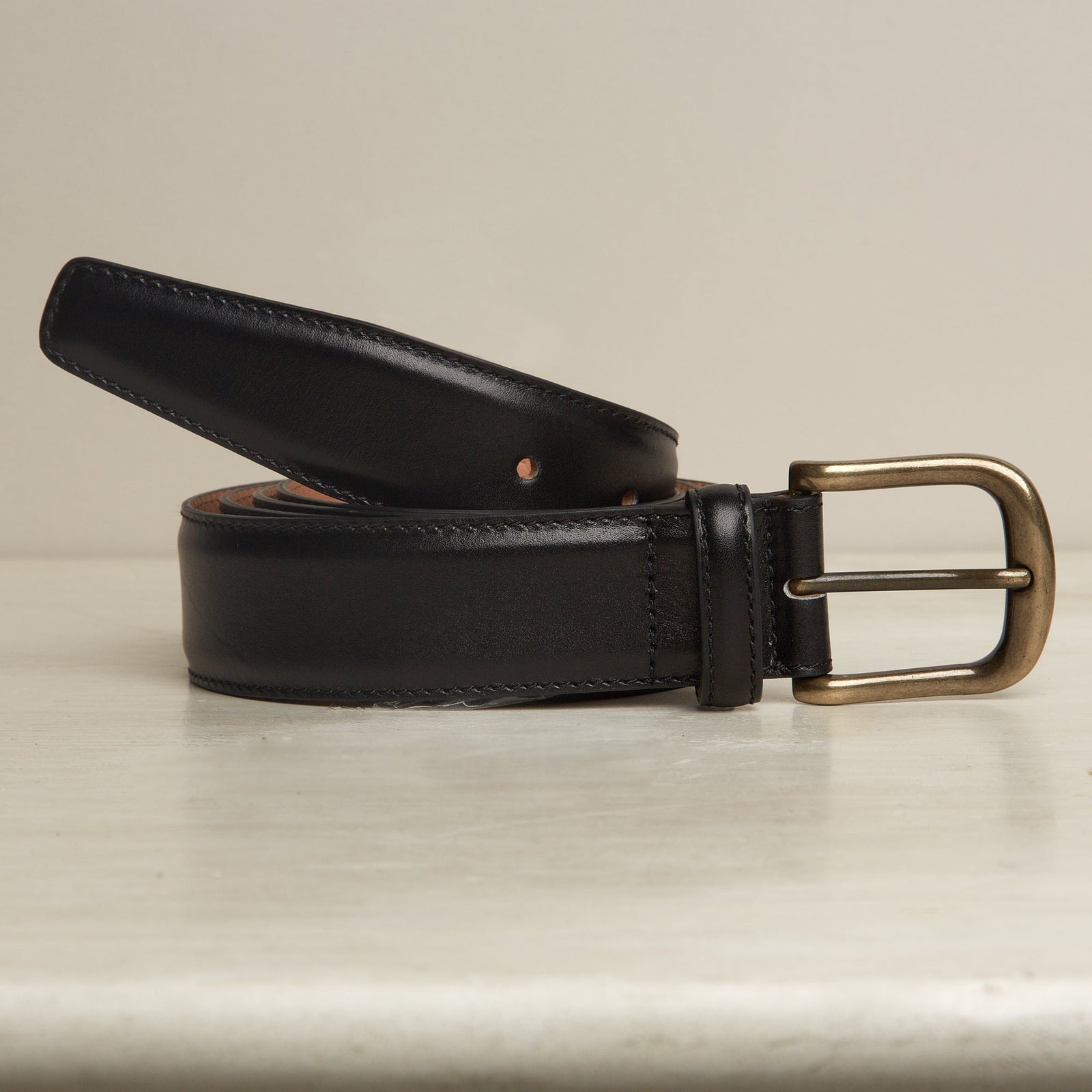 Smooth Nappa Leather Belt In