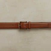 Smooth Nappa Leather Belt In Light