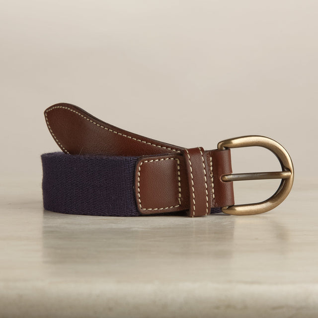 Webbing Belt In Navy