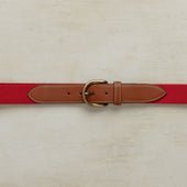 Webbing Belt In Red