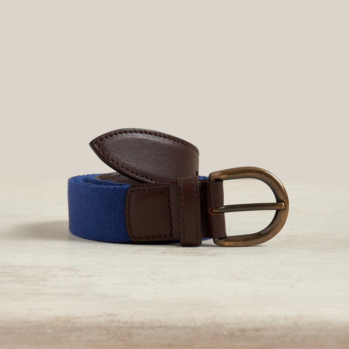 Webbing Belt In Dark Blue