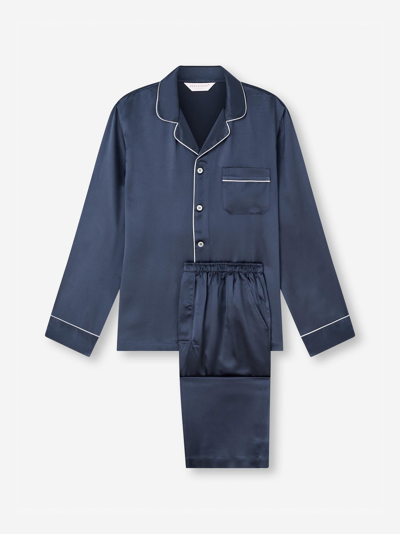 Men S Pajamas Bailey Silk Satin