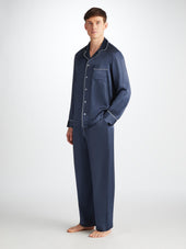 Men S Pajamas Bailey Silk Satin
