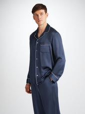 Men S Pajamas Bailey Silk Satin