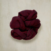 Cashmere Birdseye Scarf In Burgundy And Navy