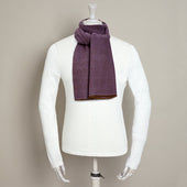 Cashmere Birds Eye Weave Scarf In And Lilac