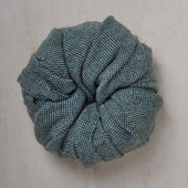 Cashmere Birdseye Scarf In Khaki And Sky