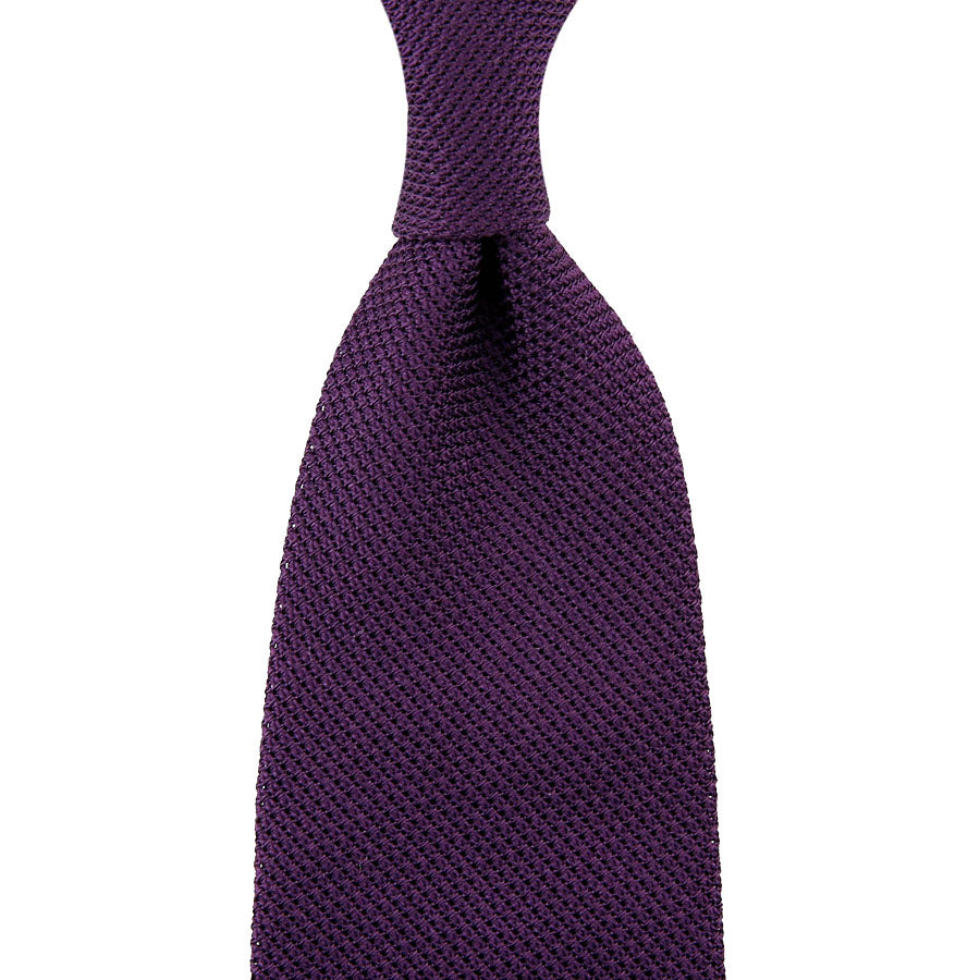 Grenadine Garza Fina Tie Eggplant Hand Rolled
