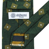 Geometrical Japanese Boucle Silk Tie